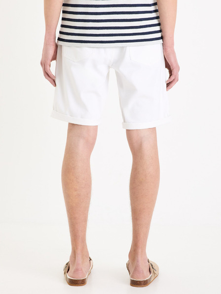 Celio Bílé pánské kraťasy Celio Mohitobm 30