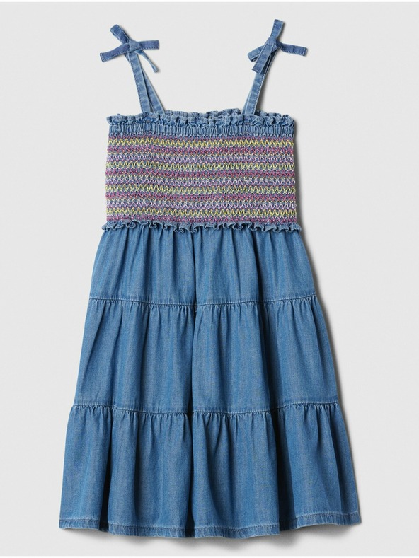 GAP Baby chambray midi šaty GAP