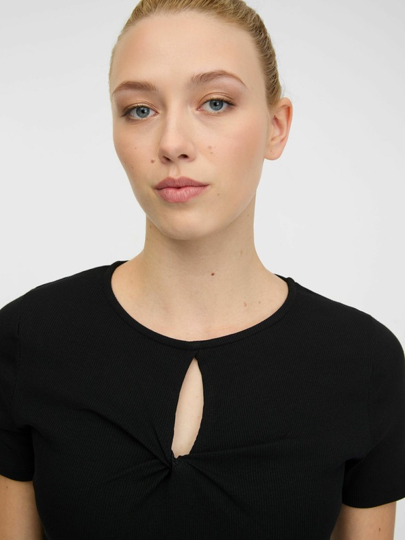 Orsay Černé dámské tričko ORSAY