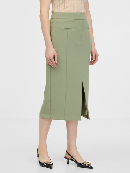 Orsay Khaki dámská pouzdrová sukně ORSAY