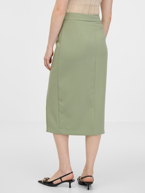 Orsay Khaki dámská pouzdrová sukně ORSAY