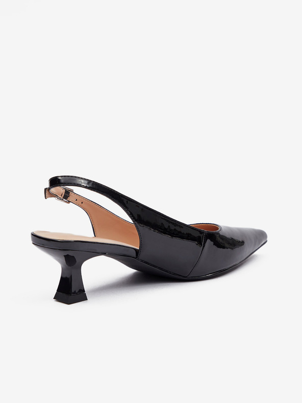 Orsay Černé dámské sandály na podpatku ORSAY