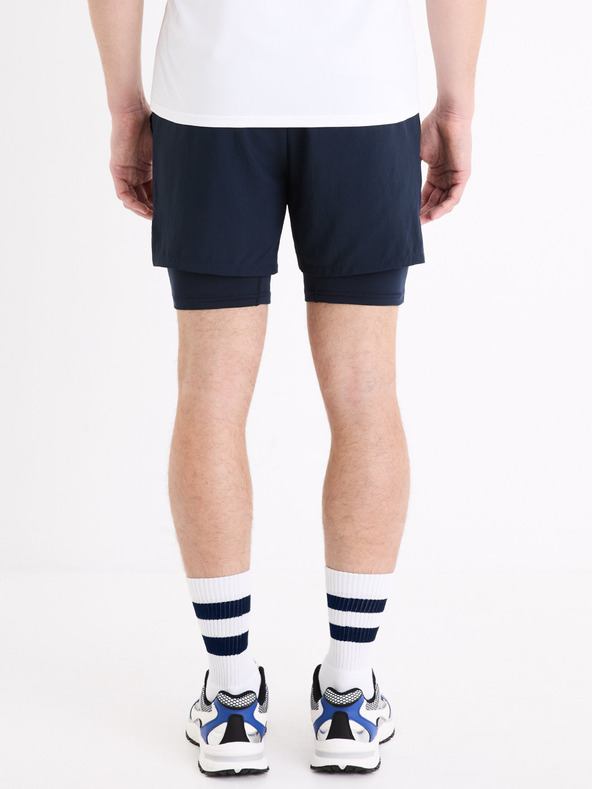 Celio Tmavě modré sportovní kraťasy Celio Marvel Captain America