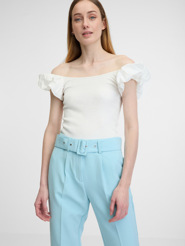 Orsay Světle modré dámské kalhoty ORSAY