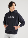 Levi's® Černá pánská mikina s kapucí Levi's®
