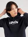 Levi's® Černá pánská mikina s kapucí Levi's®