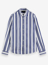 Scotch & Soda Modro-bílá pánská pruhovaná košile Scotch & Soda