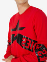 Diesel Červené pánské tričko s potiskem Diesel T-Just-Ls-Star
