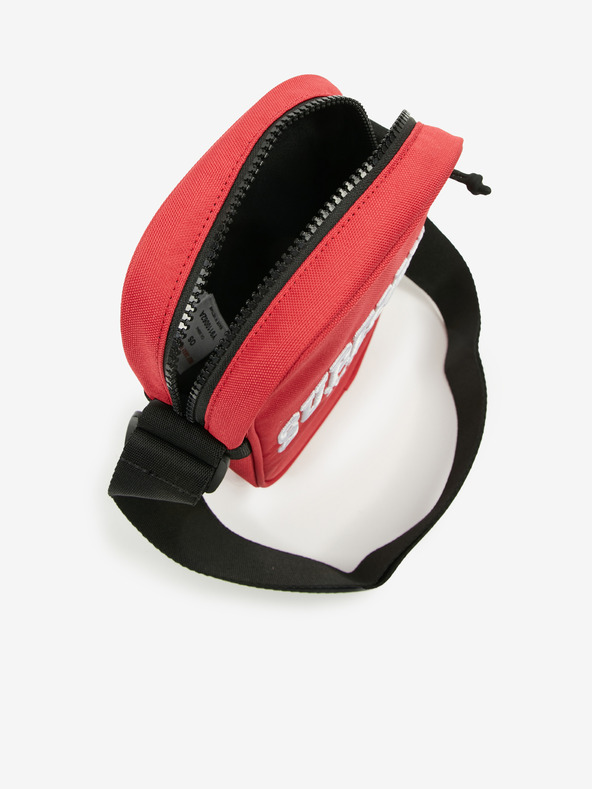 SuperDry Červená pánská malá crossbody taška s nápisem Superdry Side Bag
