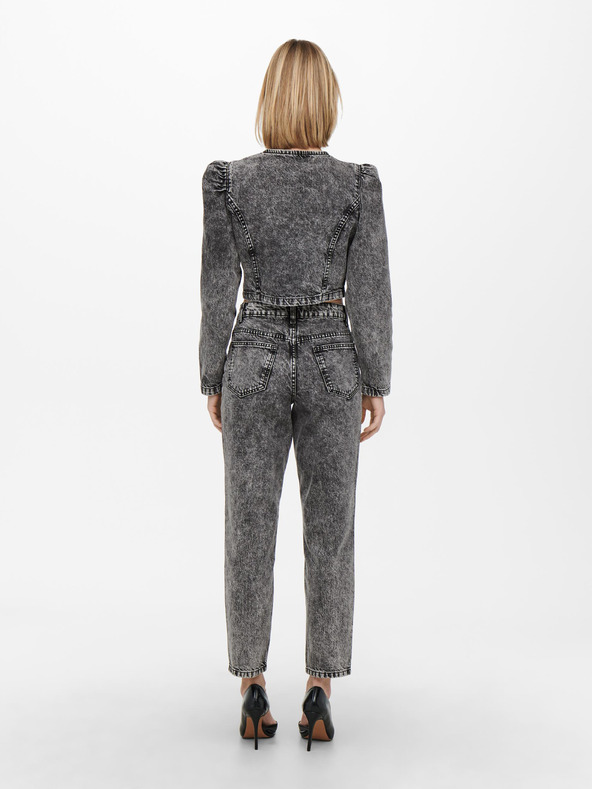 Jacqueline de Yong Šedé straight fit džíny JDY Drew