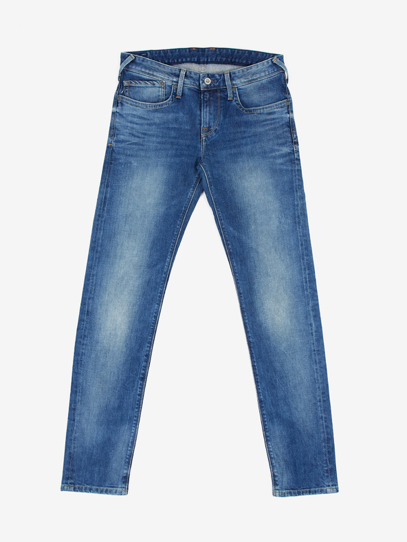 Pepe Jeans Modré pánské slim fit džíny Pepe Jeans Hatch
