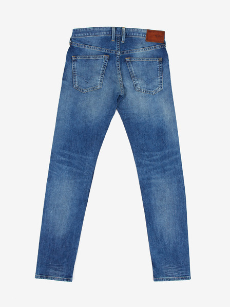 Pepe Jeans Modré pánské slim fit džíny Pepe Jeans Hatch