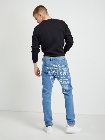 Diesel Modré pánské slim fit džíny Diesel Strukt