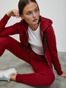 ZOOT.lab Vínová dámská mikina s kapucí na zip ZOOT.lab Laura