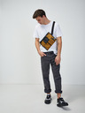 Diesel Černo-hnědá pánská crossbody taška Diesel