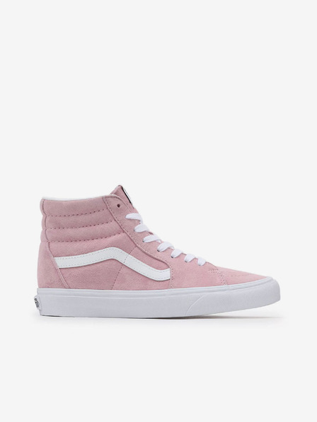 Vans Růžové dámské kotníkové semišové tenisky VANS UA SK8-Hi