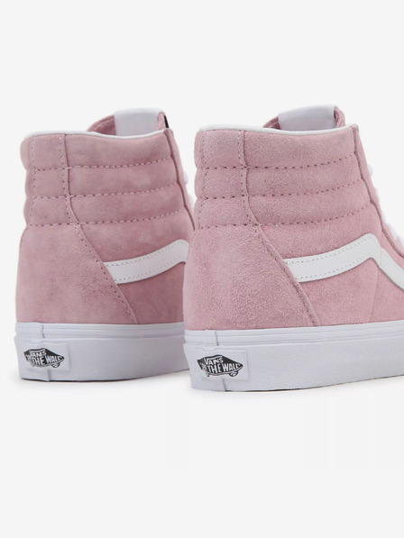 Vans Růžové dámské kotníkové semišové tenisky VANS UA SK8-Hi