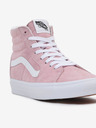 Vans Růžové dámské kotníkové semišové tenisky VANS UA SK8-Hi