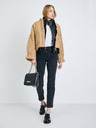 Vero Moda Černé zkrácené straight fit džíny VERO MODA Sara