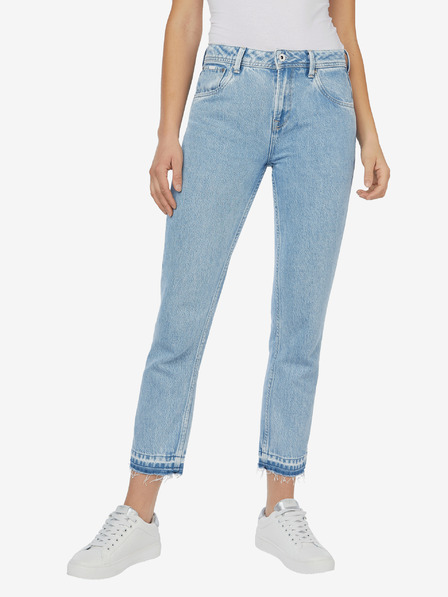 Pepe Jeans Světle modré dámské zkrácené slim fit džíny Pepe Jeans Violet