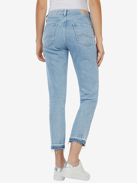 Pepe Jeans Světle modré dámské zkrácené slim fit džíny Pepe Jeans Violet