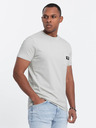 Ombre Clothing Pánské volnočasové tričko s kapsičkou Ombre Clothing zelená