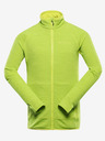 ALPINE PRO Zelená pánská rychleschnoucí mikina s cool-dry Alpine Pro ONNEC