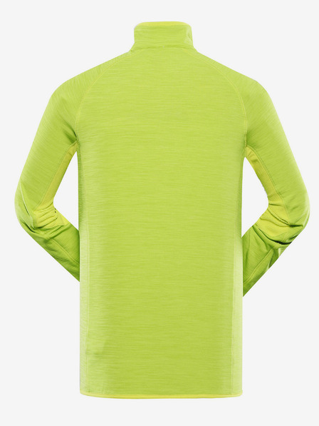 ALPINE PRO Zelená pánská rychleschnoucí mikina s cool-dry Alpine Pro ONNEC