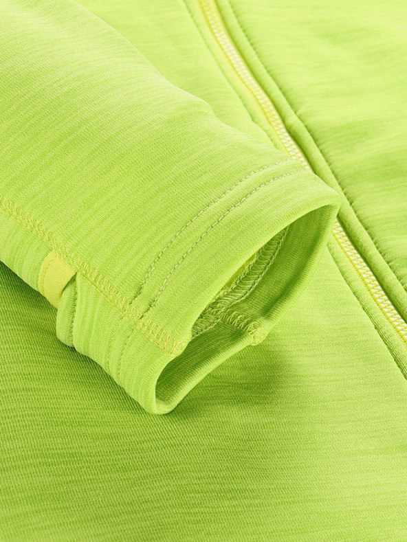 ALPINE PRO Zelená pánská rychleschnoucí mikina s cool-dry Alpine Pro ONNEC