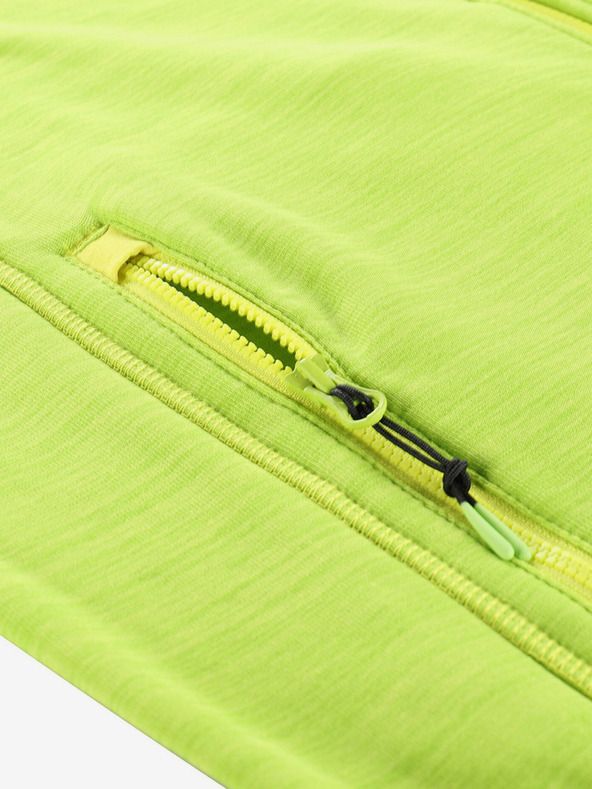 ALPINE PRO Zelená pánská rychleschnoucí mikina s cool-dry Alpine Pro ONNEC