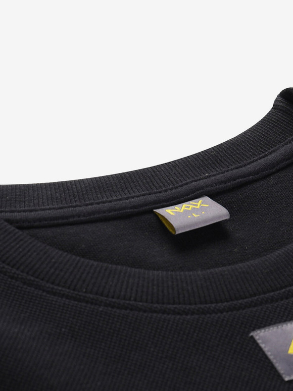 NAX Černá pánská mikina NAX Logen