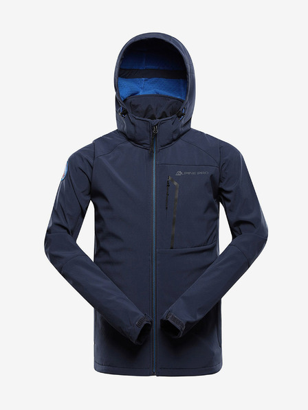 ALPINE PRO Modrá pánská softshellová bunda Alpine Pro HOOR