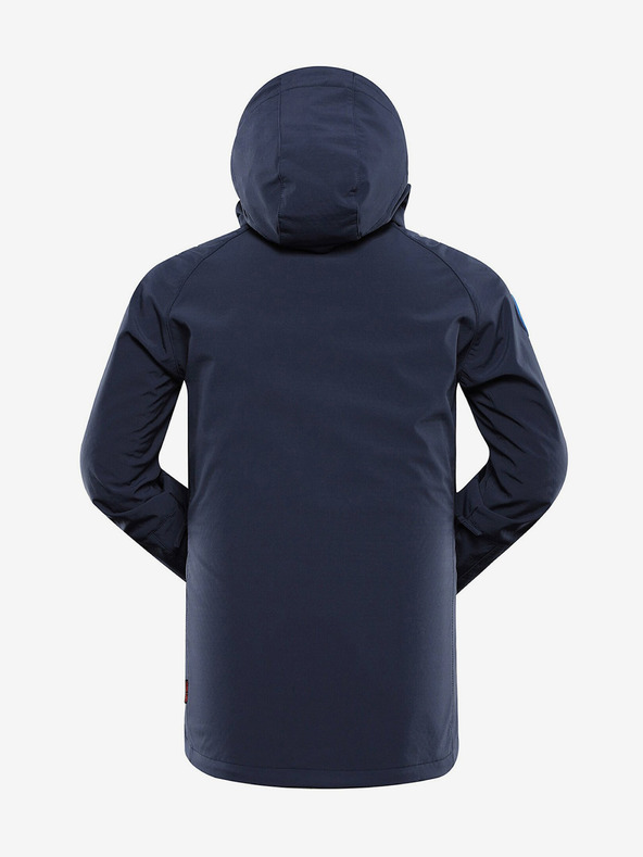 ALPINE PRO Modrá pánská softshellová bunda Alpine Pro HOOR