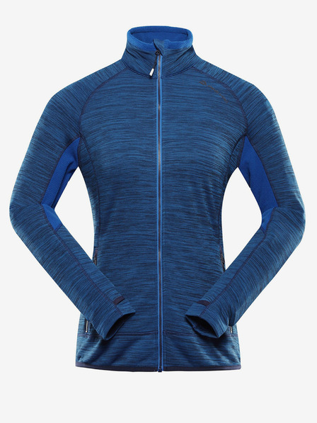 ALPINE PRO Modrá dámská rychleschnoucí mikina s cool-dry Alpine Pro ONNECA