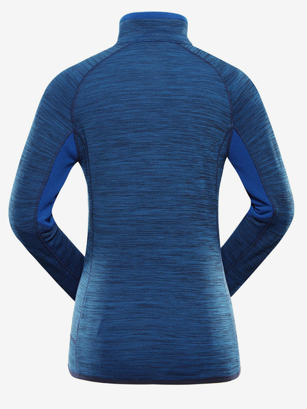 ALPINE PRO Modrá dámská rychleschnoucí mikina s cool-dry Alpine Pro ONNECA