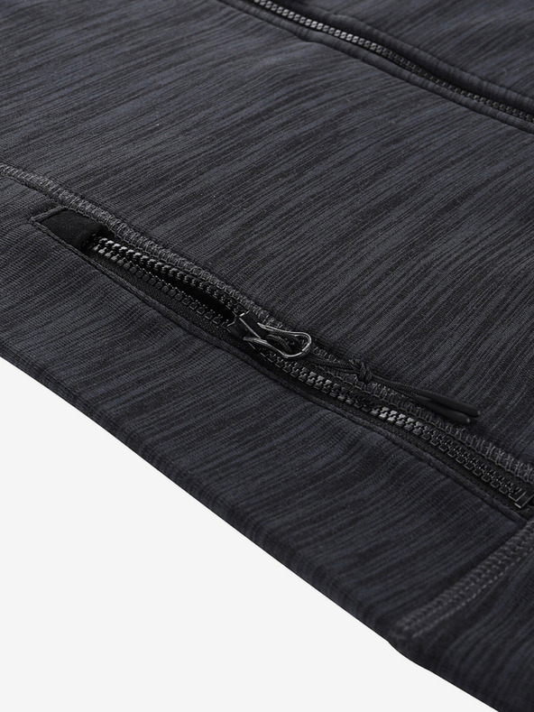 ALPINE PRO Černá dámská rychleschnoucí mikina s cool-dry Alpine Pro ONNECA