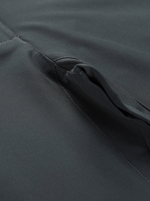 ALPINE PRO Hnědé dámské softshellové kalhoty Alpine Pro CORBA