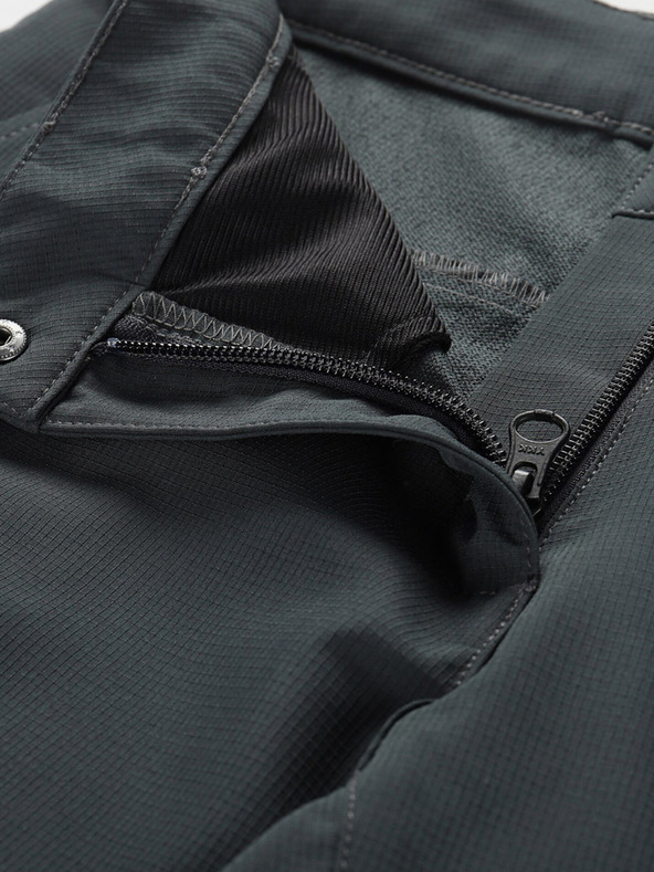 ALPINE PRO Hnědé dámské softshellové kalhoty Alpine Pro CORBA