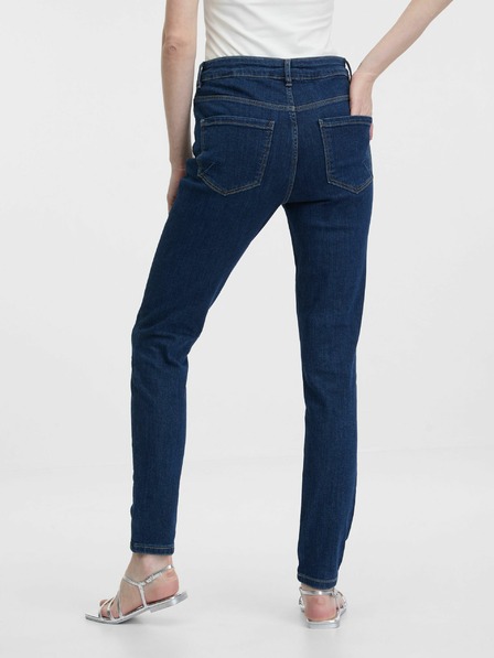 Orsay Tmavě modré dámské skinny džíny ORSAY