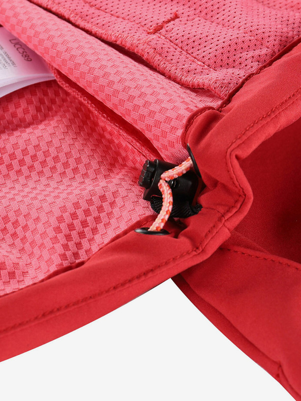 ALPINE PRO Červená dámská softshellová bunda s membránou Alpine Pro ESPRITA