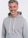 Ombre Clothing Šedá pánská mikina s klokankou a kapucí Ombre Clothing