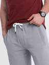 Ombre Clothing Šedé pánské teplákové kraťasy Ombre Clothing