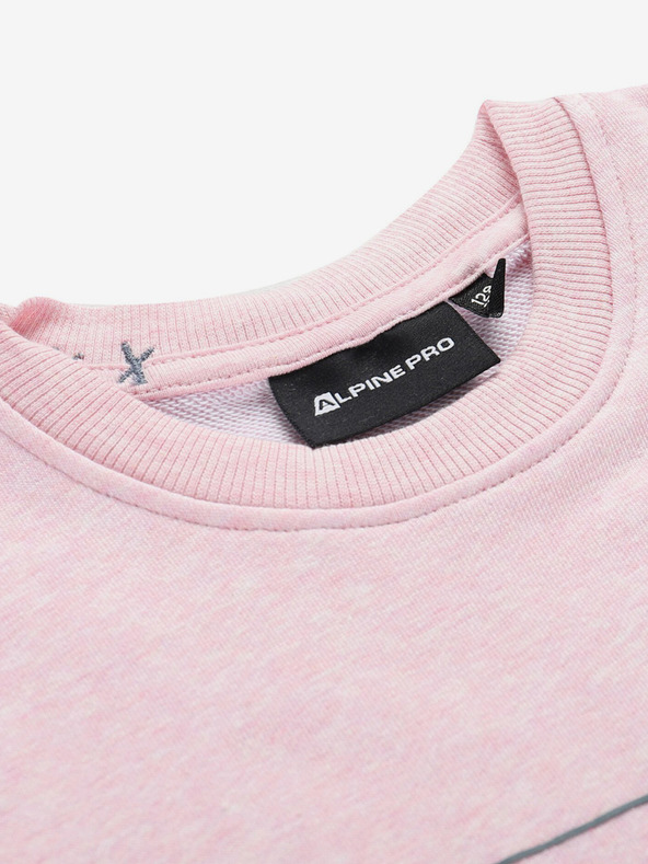 ALPINE PRO Růžové holčičí šaty Alpine Pro HUDERO