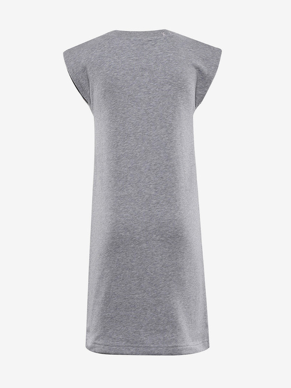 ALPINE PRO Šedé holčičí šaty Alpine Pro HUDERO