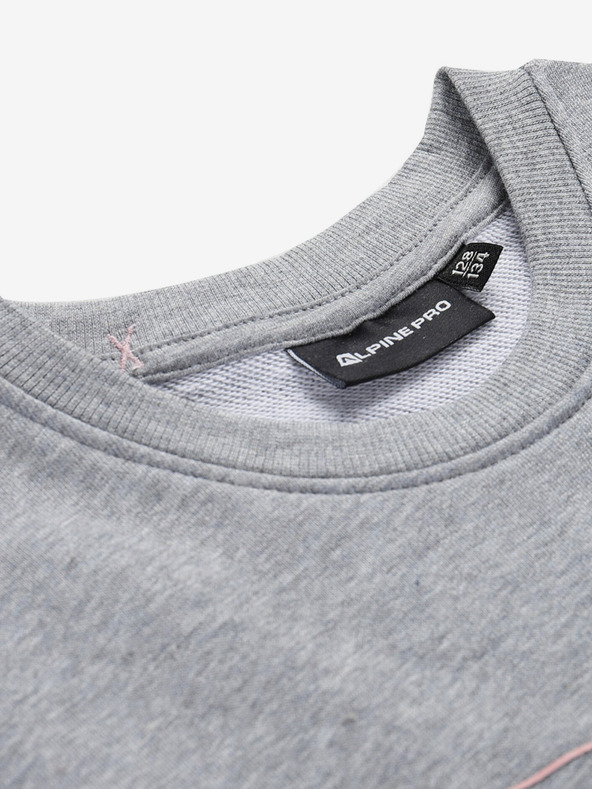 ALPINE PRO Šedé holčičí šaty Alpine Pro HUDERO