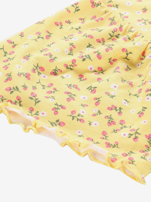 NAX Žluté holčičí šaty NAX Lefo