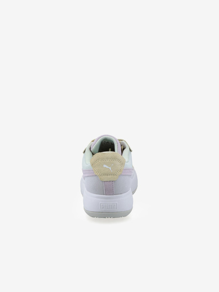 Puma Žluto-šedé dámské tenisky se semišovými detaily Puma Suede Mayu