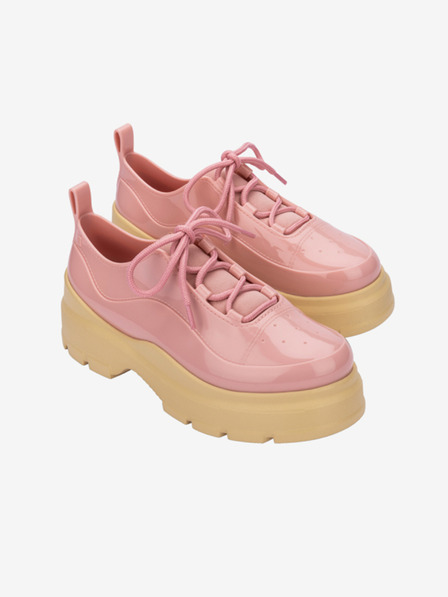 Melissa Růžové polobotky na platformě Melissa Funky