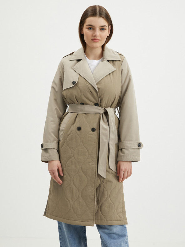 Vero Moda Hnědý trenčkot VERO MODA Sutton