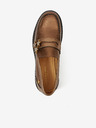 Scotch & Soda Dámské kožené mokasíny ve zlaté barvě Scotch & Soda Emma
